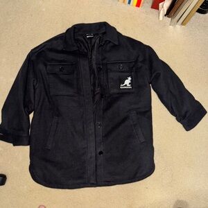 Kangol Gray Textured Jacket/Shacket